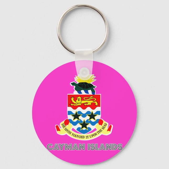 Caymanian Emblem Key Ring (Front)