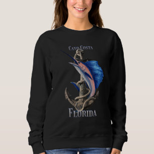 Cayo Costa Florida Swordfish Marlin Ocean Fishing Sweatshirt