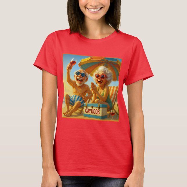 "CAYUCOS FOREVER COOL TEE".   T-Shirt (Front)