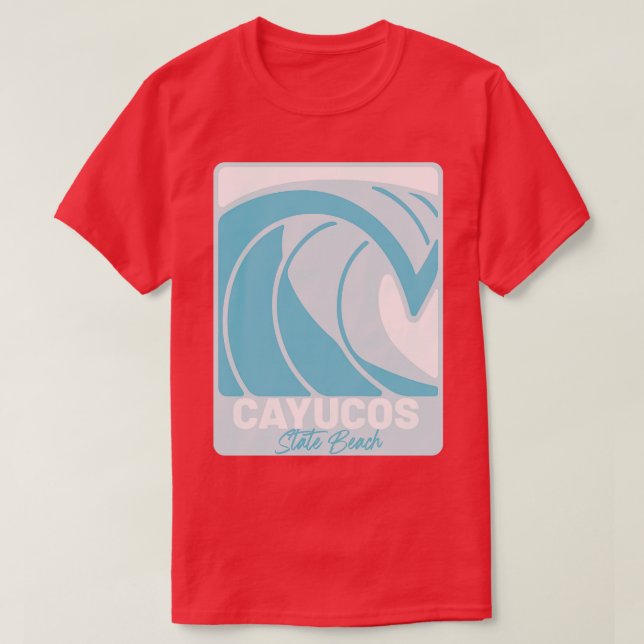 Cayucos State Beach California Atlantic Ocean FL C T-Shirt (Design Front)