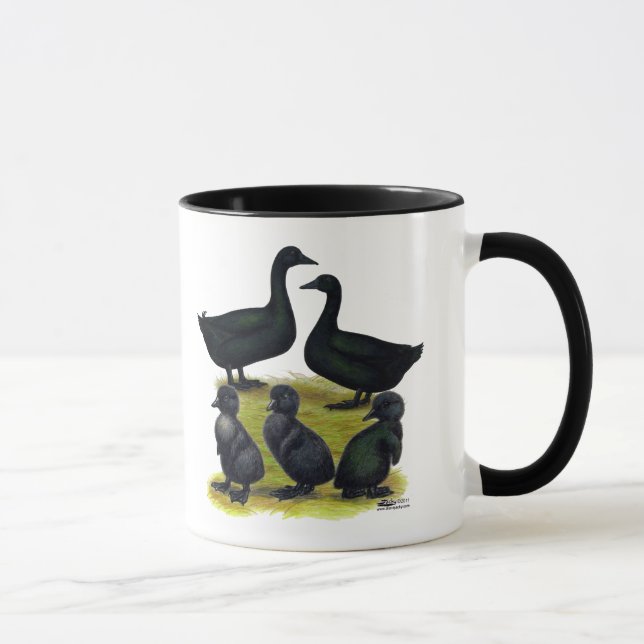 Cayuga Duck Family Mug (Right)