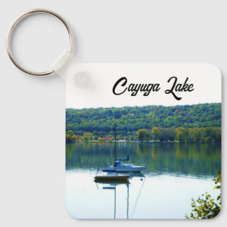 CAYUGA LAKE IN AUTUMN  KEY RING