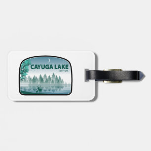 Cayuga Lake New York Deer Luggage Tag