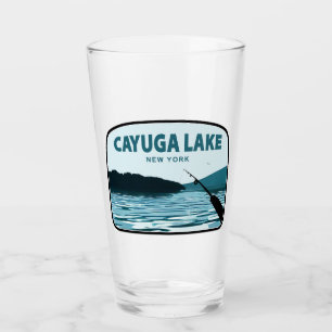 Cayuga Lake New York Fishing Rod Glass