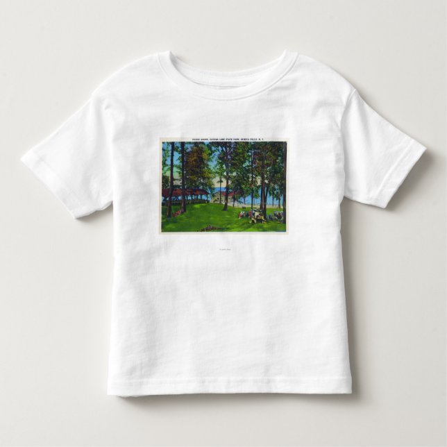 Cayuga Lake State Park Scene Toddler T-Shirt (Front)