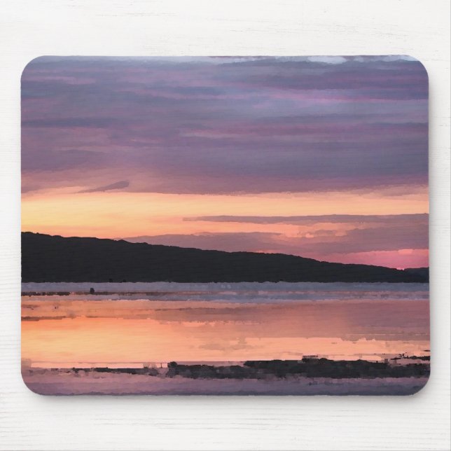 Cayuga Lake Sunset Mouse Pad (Front)