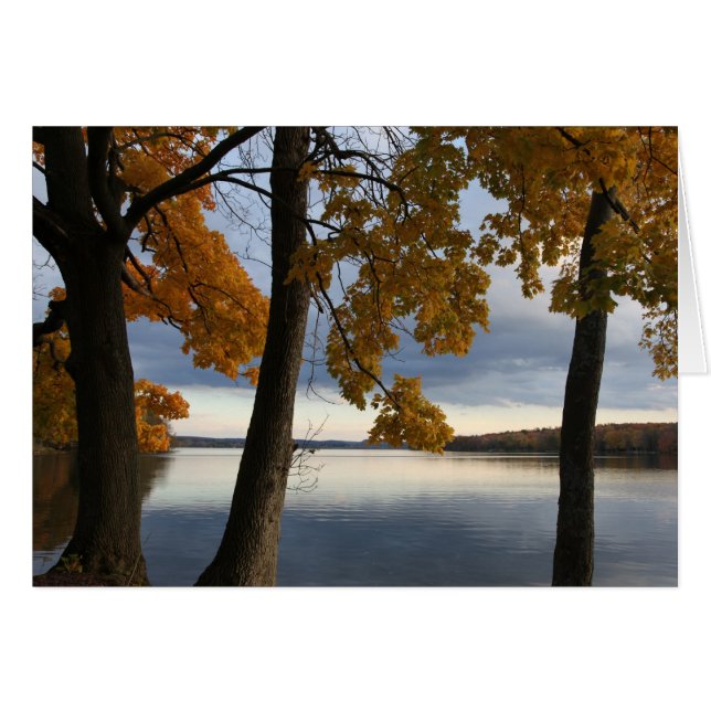 "Cazenovia Lake Autumn" (Front Horizontal)