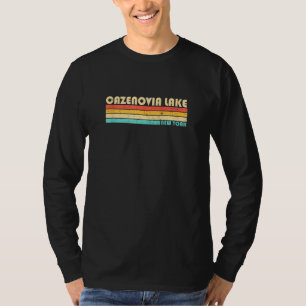 Cazenovia Lake New York Funny Fishing Camping Summ T-Shirt