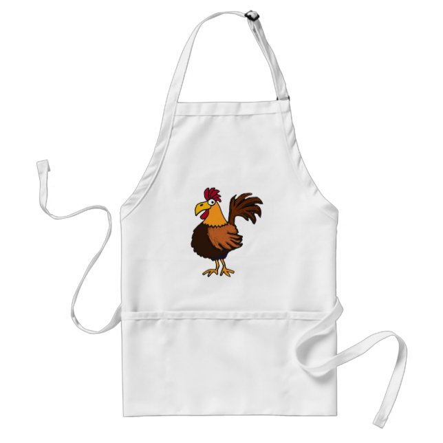 CB- Funny Rooster Apron (Front)
