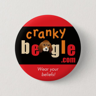 CB Logo Button Red and Black