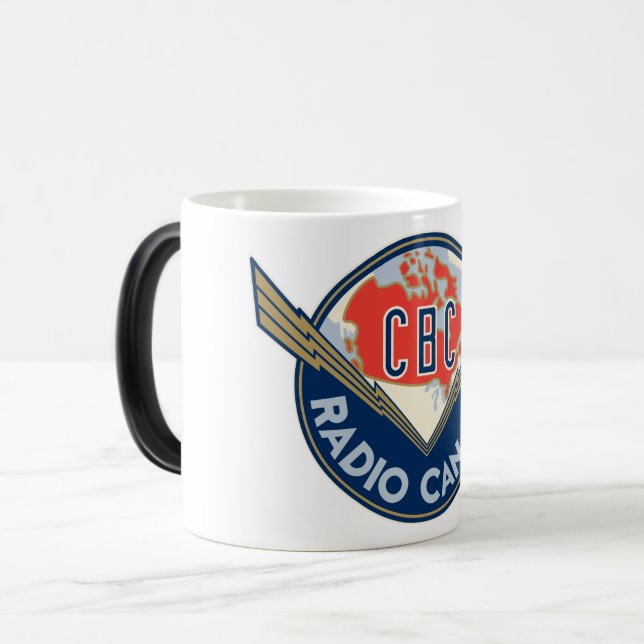 CBC 1940s Logo - Morphing Mug (Front Left)