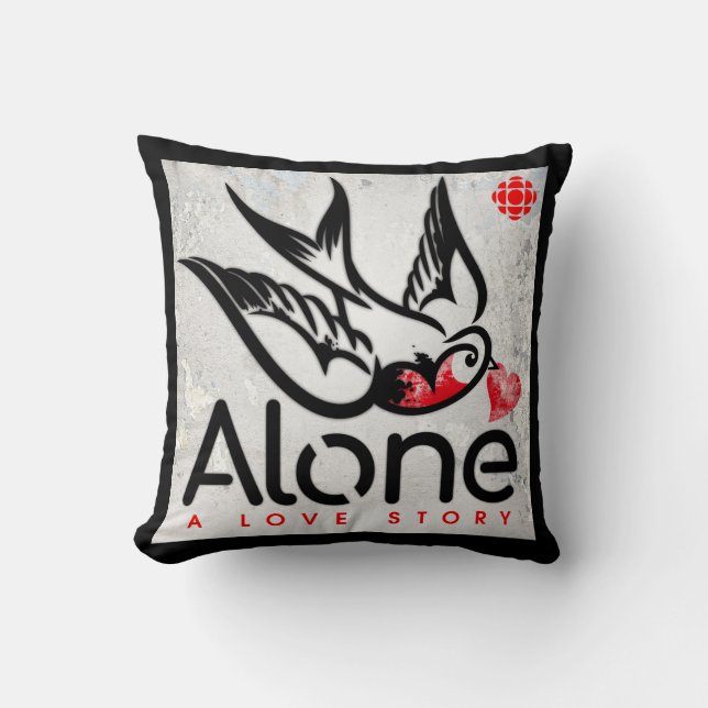 CBC Alone: A Love Story Cushion (Front)