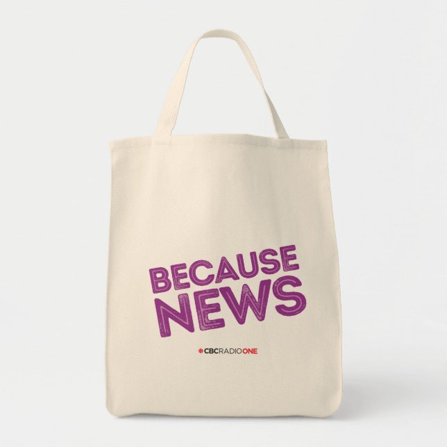 CBC Because News Tote Bag (Front)