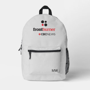 CBC Front Burner Poster Printed Backpack