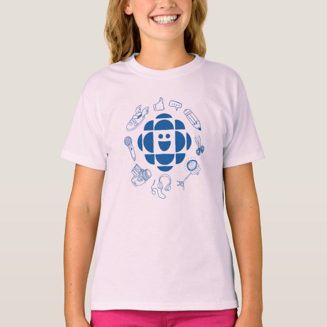 CBC Kids Doodle Girls' T-Shirt (Front)