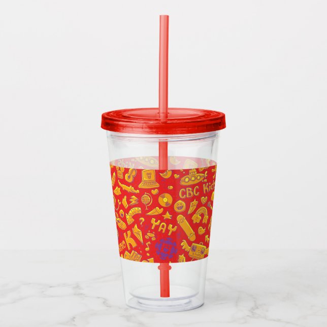 CBC Kids Pattern Acrylic Tumbler (Front)