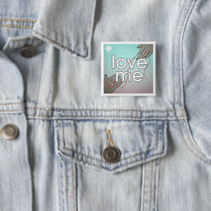 CBC Love Me 15 Cm Square Badge