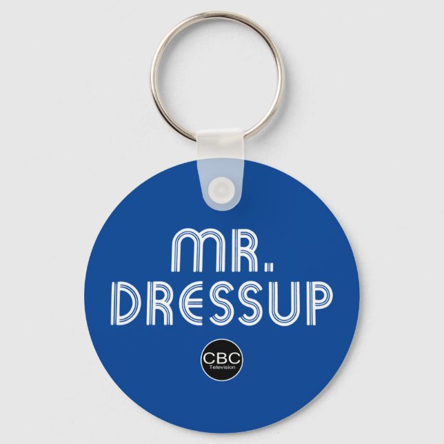 CBC Mr. Dressup Title Graphic Key Ring (Front)