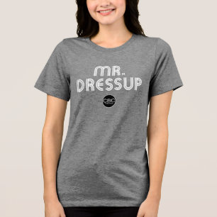 CBC Mr. Dressup Title Graphic Women's T-Shirt Tri-Blend Shirt