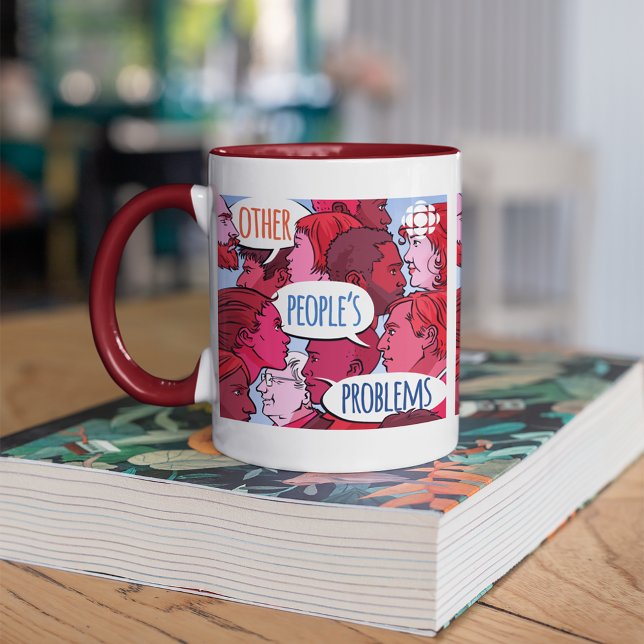 CBC Other People's Problems Mug (Mug on table)