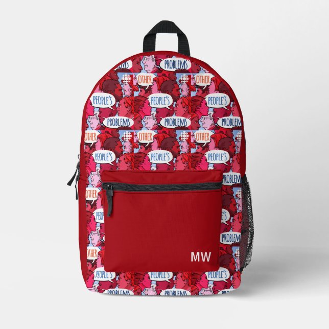 CBC Other People's Problems Printed Backpack (Front)