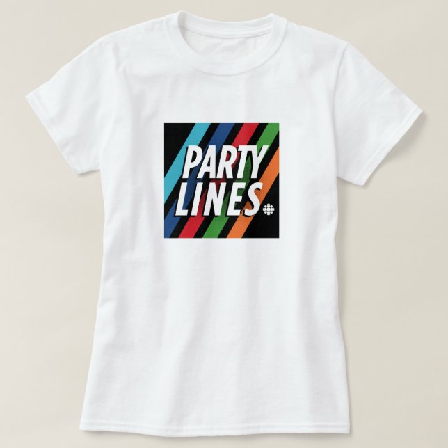 CBC Party Lines Women's T-Shirt (Design Front)