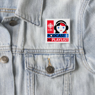 CBC Podcast Playlist 15 Cm Square Badge