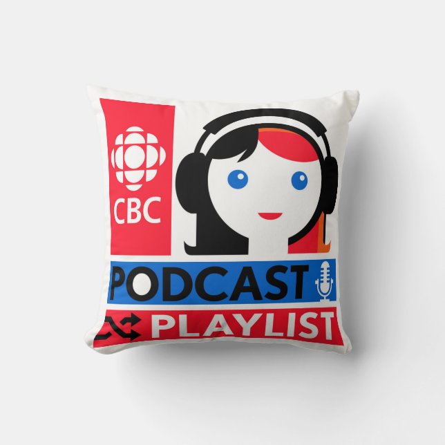 CBC Podcast Playlist Cushion (Front)
