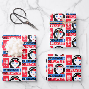 CBC Podcast Playlist Wrapping Paper Sheet