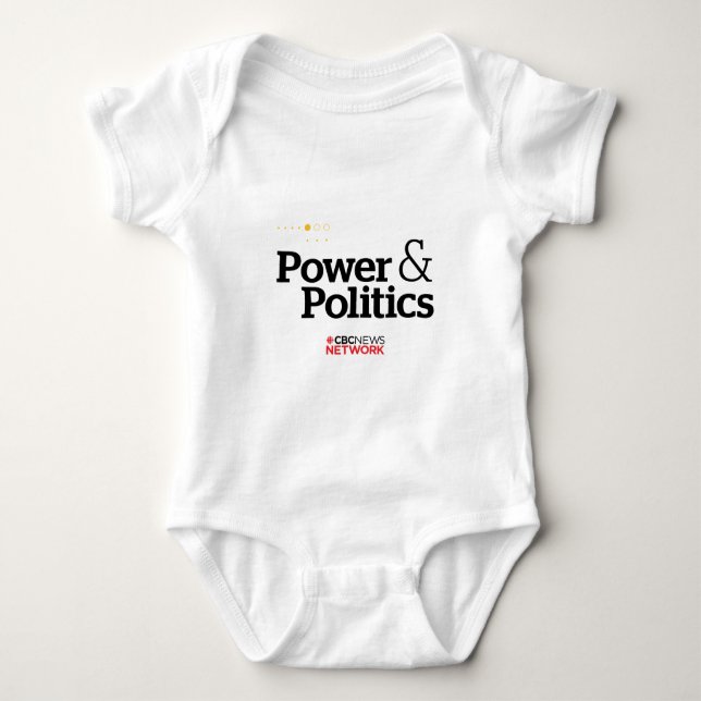 CBC Power & Politics Baby Bodysuit (Front)