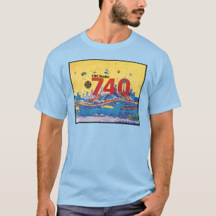 CBC Radio 740 - 1980 promo graphic T-Shirt