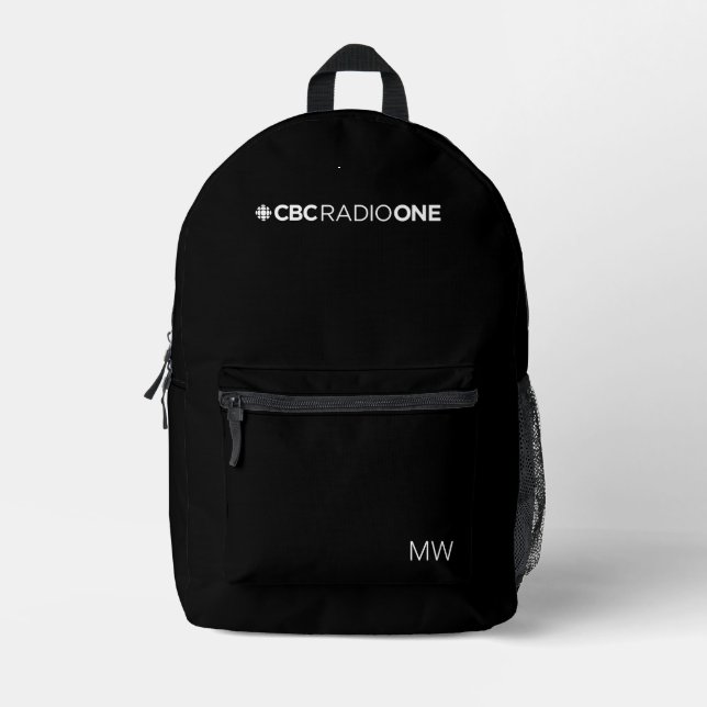 CBC Radio One Printed Backpack (Front)