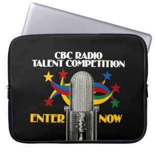 CBC Radio Talent Competition - promo Laptop Sleeve