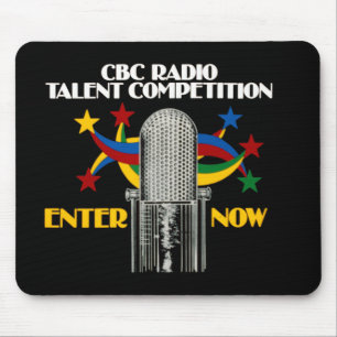 CBC Radio Talent Competition - promo Mouse Pad