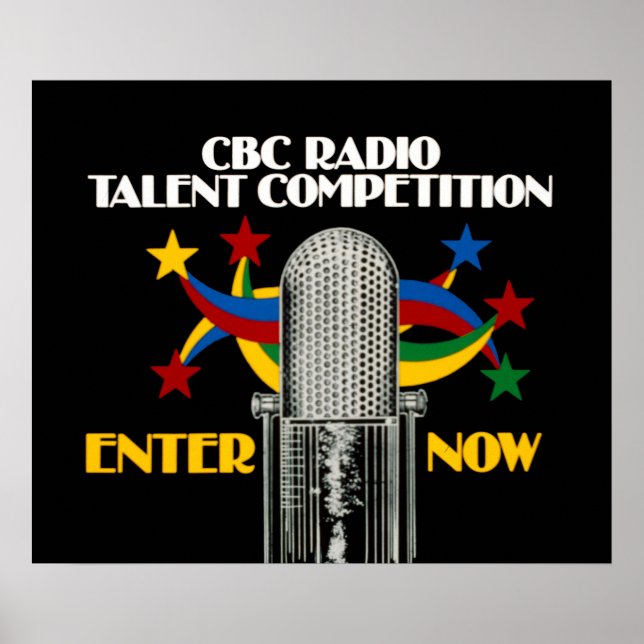 CBC Radio Talent Competition - promo Poster (Front)