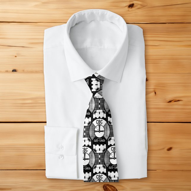 CBC Test Pattern Tie (Tie on shirt)