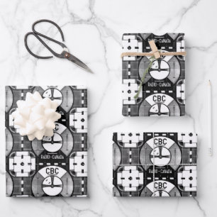 CBC Test Pattern Wrapping Paper Sheet
