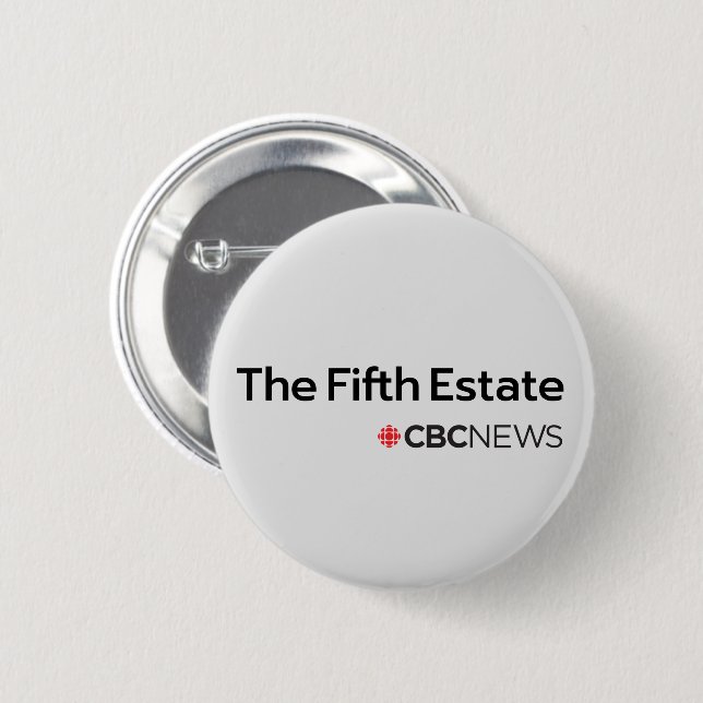 CBC The Fifth Estate Button (Front & Back)