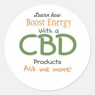 CBD recruitment INDEPENDENT DISTRIBUTOR Classic Round Sticker