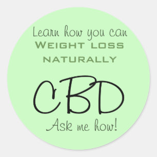 CBD RECRUITMENT TOTE CLASSIC ROUND STICKER