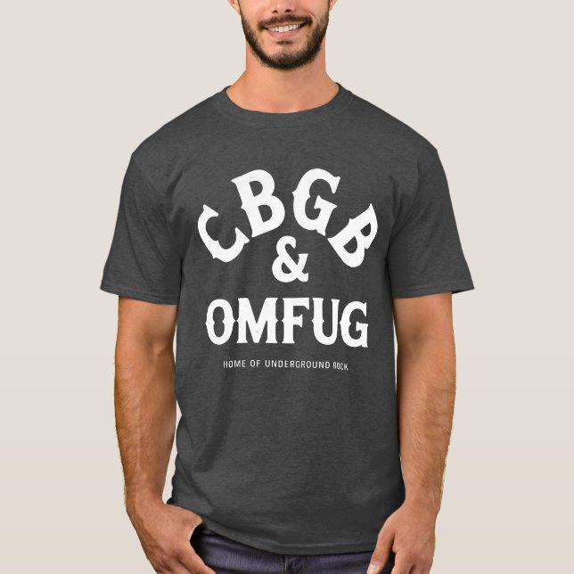CBGBOMFUG Punk Rock friends T-Shirt (Front)