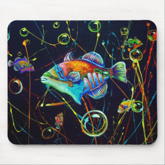 CBjork, Hawaiian Fish Reef Trigger Mouse Pad