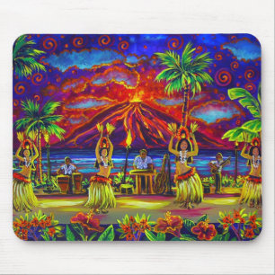 CBjork Hawaiian Luau Mouse Pad
