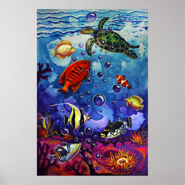 CBjork Magical Reef Poster (Front)