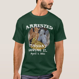 CBP DHS 45th President Arrested MAGA USA 454 T-Shirt