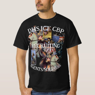 CBP Recruiting Customs Border Patrol Birth Nation  T-Shirt