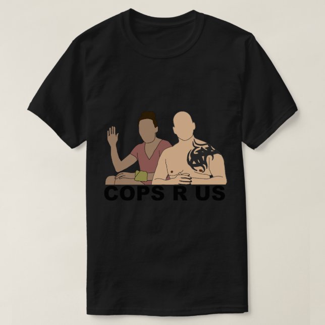 CBS Survivor Sarah &amp_ Tony- Cops R Us T-Shirt (Design Front)