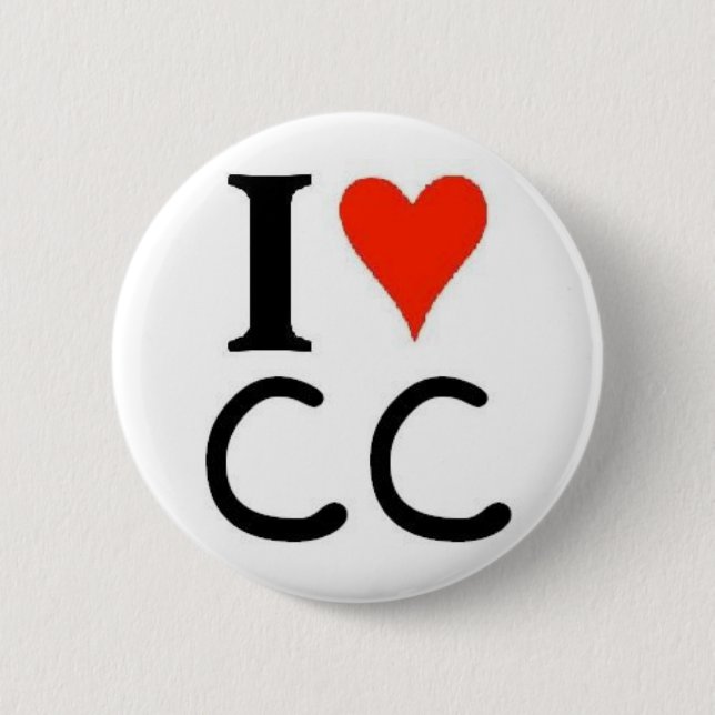 cc 6 cm round badge (Front)
