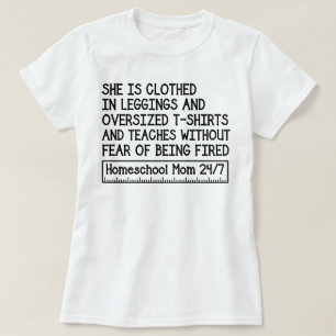 CC Gift for Mum, Christian Homeschool Mum T-Shirt