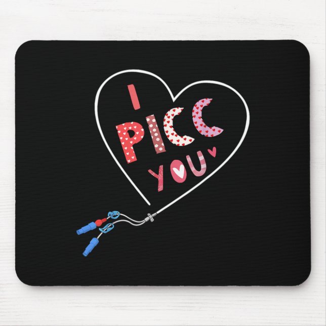 Cc Heart Valentine Vascular Access Team Cc Iv Nurs Mouse Pad (Front)
